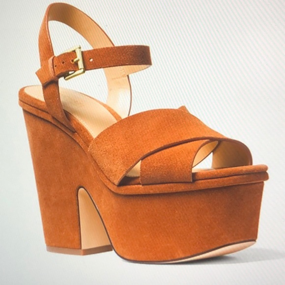Michael Kors-Divia Suede Platform - Picture 1 of 3